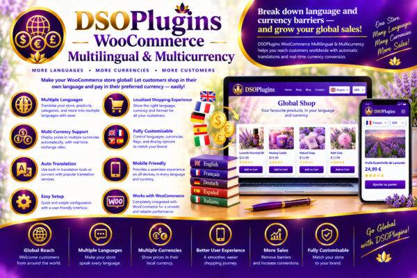 DSOPlugins WooCommerce Multilingual & Multicurrency