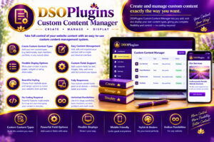 DSOPlugins Custom Content Manager